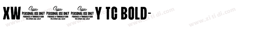 XW975Y TC Bold字体转换